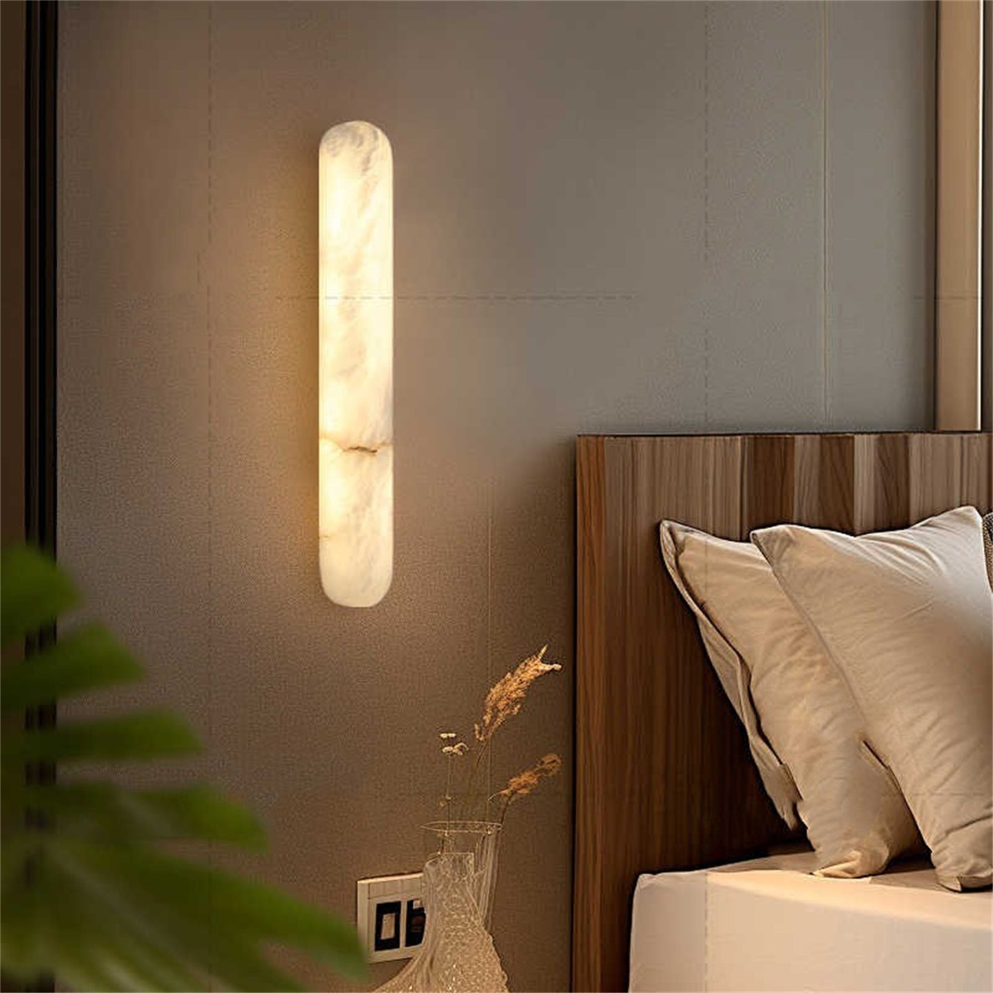 Copper marble wall sconce luxury bedroom modern premium