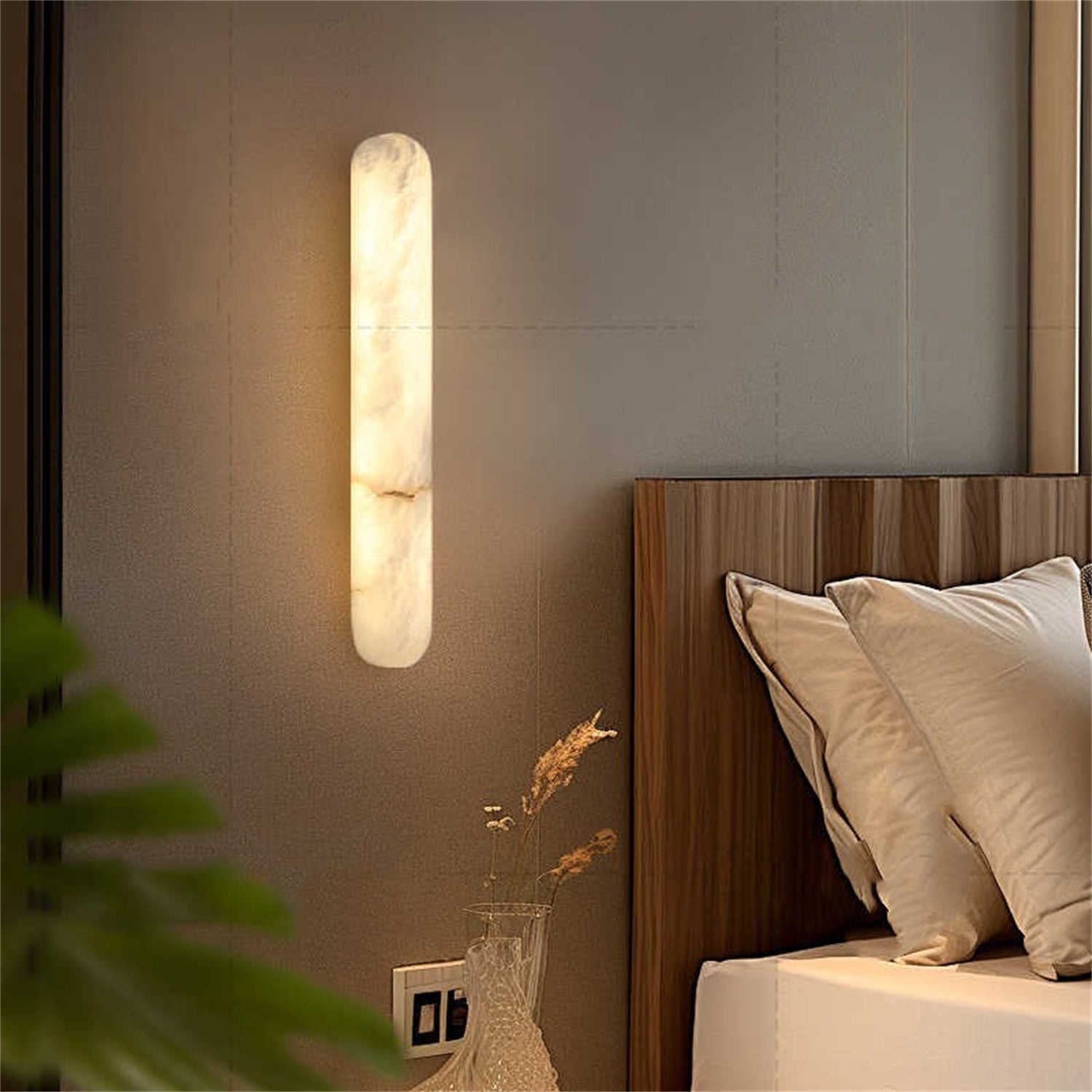 Copper marble wall sconce luxury bedroom modern premium