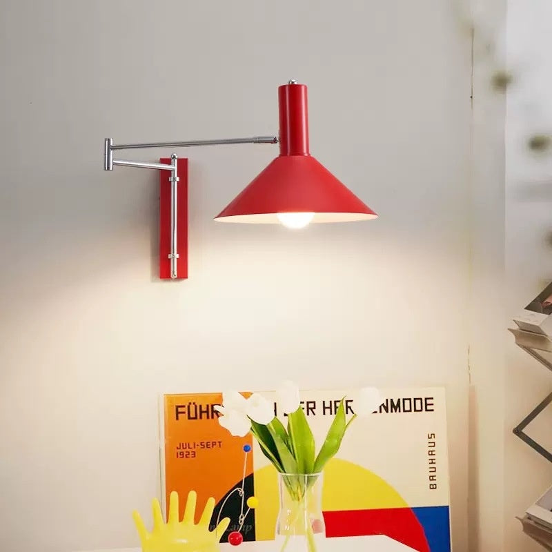 Rocker Arm Wall Lamp Extension Long Arm Foldable Lying