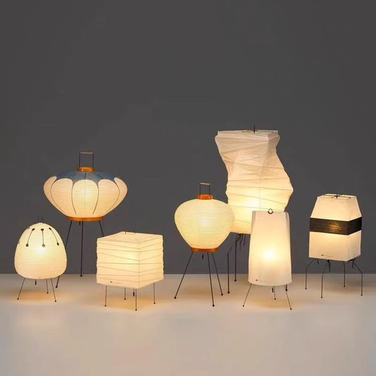 Japanese Floor Lamp Hotel Homestay Rice Paper